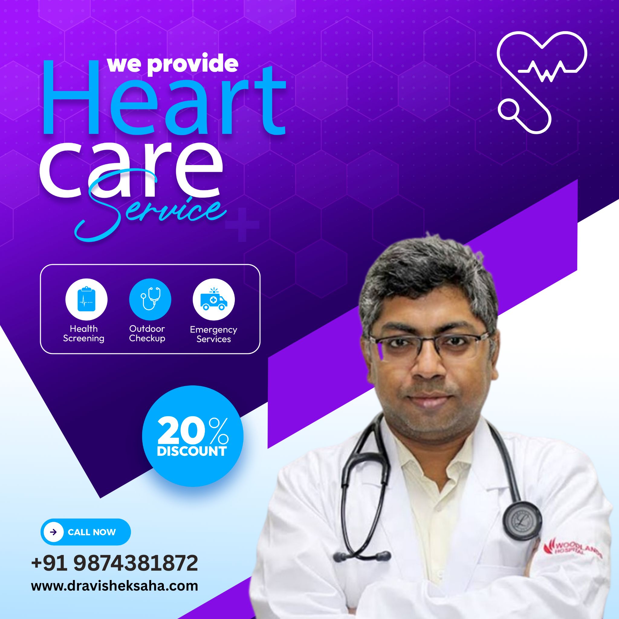 Best Cardiologist in Anandapur | Dr. Avishek Saha